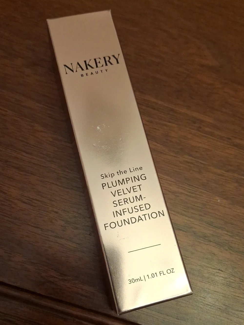 Nakery Plumping Velvet Serum Infused Foundation 30ml New Sealed Box - Light